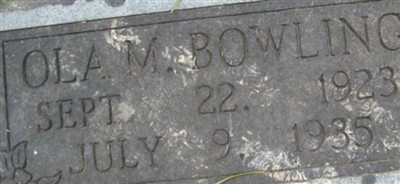 Ola M. Bowling Ola M. Bowling