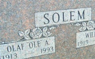 Olaf A "Ole" Solem