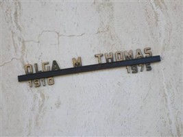 Olga M Thomas
