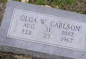 Olga W. Carlson Olga W. Carlson