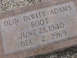 Olin DeWitt "Boot" Adams