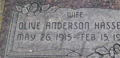 Olive Anderson Hassett