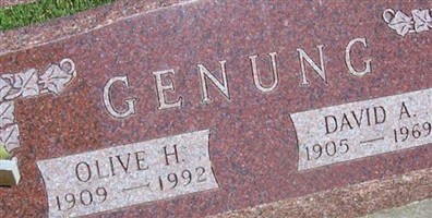 Olive H Genung Olive H Genung