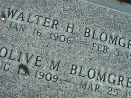 Olive M. Blomgren Olive M. Blomgren