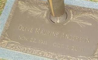 Olive Maurine Anderson