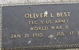 Oliver L "Butch" Best Oliver L "Butch" Best