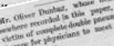 Oliver P Dunbar