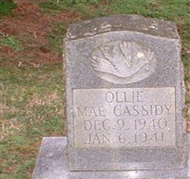 Ollie Mae Cassidy Ollie Mae Cassidy