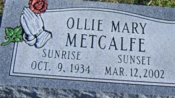 Ollie Mary Metcalfe