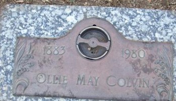 Ollie May Pinkston Colvin Ollie May Pinkston Colvin