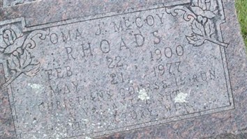 Oma J. McCoy Rhoads