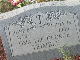 Oma Lee George Trimble Oma Lee George Trimble