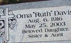 Oma Ruth Davis Oma Ruth Davis