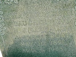 Oma Viola Rowe Oma Viola Rowe
