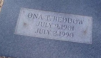 Ona T Beddow