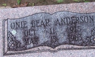 Onie Bear Anderson