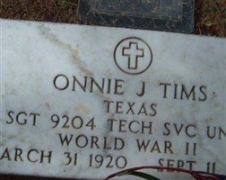 Onnie J. Tims