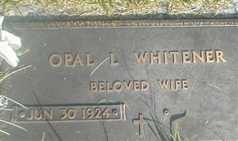 Opal L. Whitener Opal L. Whitener