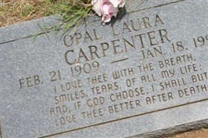 Opal Laura Carpenter Opal Laura Carpenter