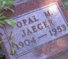 Opal M. Jaeger Opal M. Jaeger