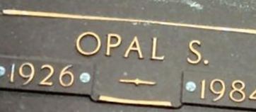Opal S. Brown Opal S. Brown