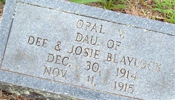 Opal V. Blaylock Opal V. Blaylock