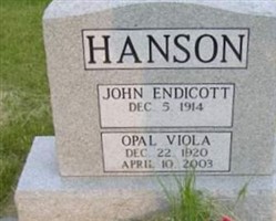 Opal Viola Hanson Opal Viola Hanson