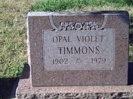 Opal Violet Timmons Opal Violet Timmons