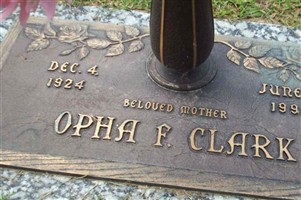 Opha F Clark