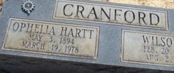Ophelia Hartt Cranford