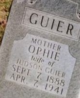 Ophie Agnes Ricks Guier