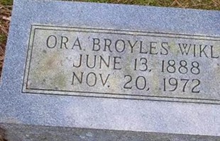 Ora Broyles Wikle