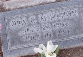 Ora C. McMahon Ora C. McMahon