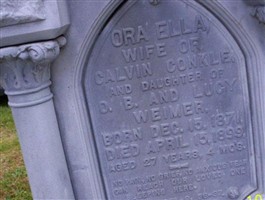 Ora Ella Weimer Conkle
