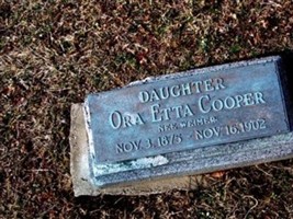 Ora Etta Weimer Cooper Ora Etta Weimer Cooper