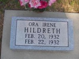 Ora Irene Hildreth Ora Irene Hildreth
