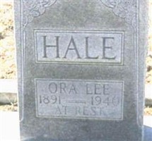 Ora Lee Cole Hale