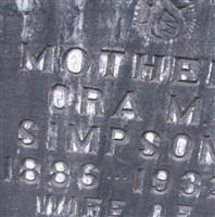 Ora M Simpson Ora M Simpson