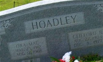 Ora May Hoadley Ora May Hoadley