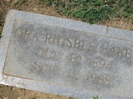 Ora Rigsbee Eakes