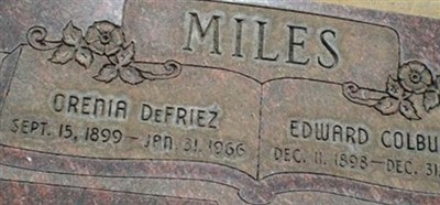 Orenia Defriez Miles Orenia Defriez Miles