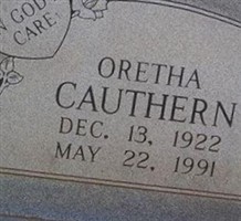 Oretha Cauthern Oretha Cauthern
