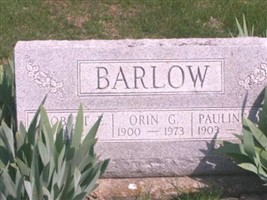 Orin G Barlow Orin G Barlow