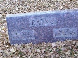 Orion J. Rains Orion J. Rains