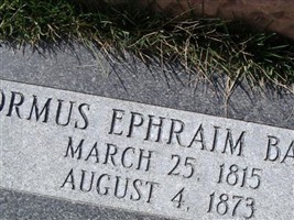 Ormus Ephraim Bates Ormus Ephraim Bates