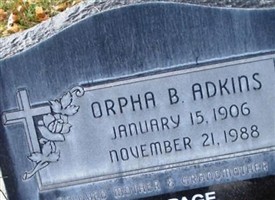 Orpha B. Adkins Orpha B. Adkins