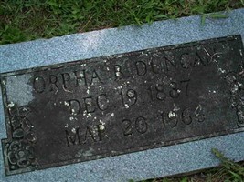 Orpha Blackwell Duncan Orpha Blackwell Duncan