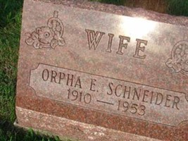 Orpha E. Schneider Orpha E. Schneider