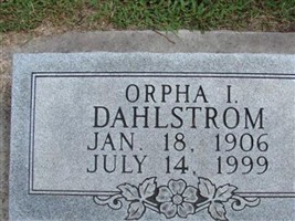 Orpha I Dahlstrom Orpha I Dahlstrom