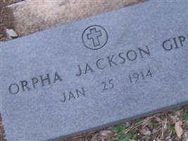 Orpha Jackson Gips Orpha Jackson Gips